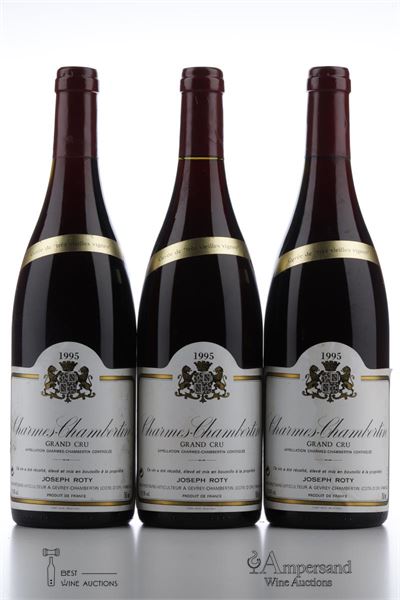 CHARMES CHAMBERTIN CUVEE DE TRES VIEILLES VIGNES Joseph Roty 1995 - 3 Bottles