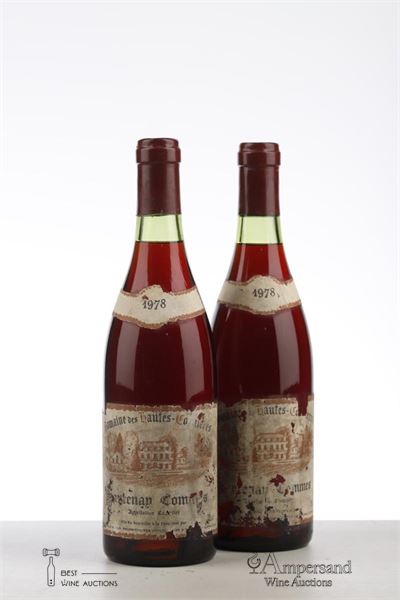 SANTENAY COMMES 1978 - Domaine des Hautes Cornieres - 2 Bottles