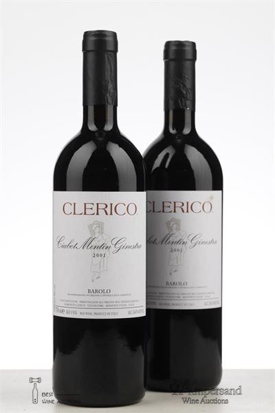BAROLO CIABOT MENTIN GINESTRA 2001 - Domenico Clerico - 2 Bottles