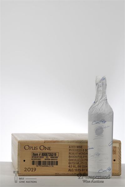 OPUS ONE 2019 - Mondavi/Rothschild - 6 Bottles - Owc 6
