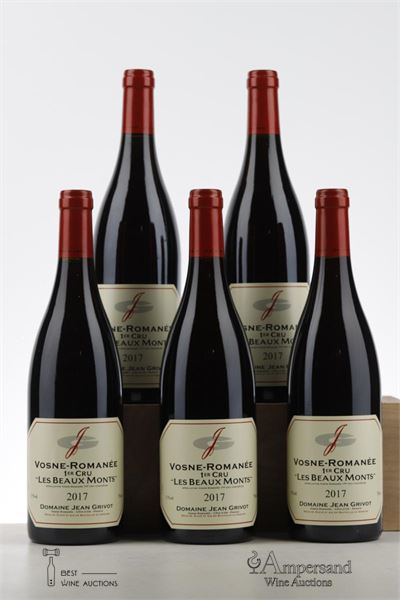VOSNE ROMANEE LES BEAUX MONTS 2017 - Jean Grivot - 5 Bottles