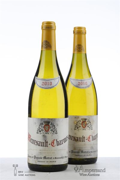 MEURSAULT CHARMES 2010 - Thierry et Pascale Matrot - 2 Bottles