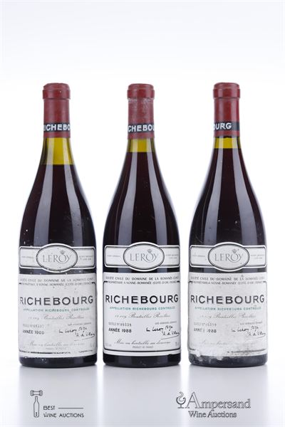 RICHEBOURG 1988 - Domaine de la Romanee Conti - 3 Bottles