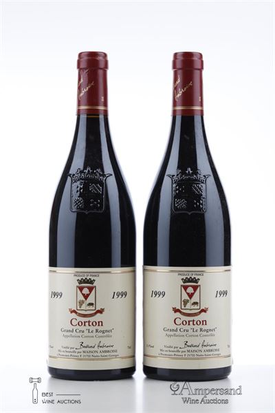 CORTON LE ROGNET 1999 - Bertrand Ambroise - 2 Bottles