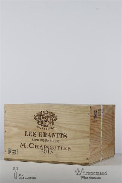 SAINT JOSEPH LES GRANITS 2015 - Chapoutier - 6 Bottles - Owc 6