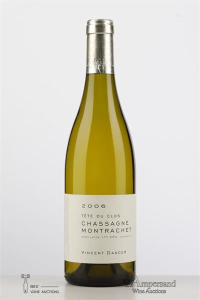 CHASSAGNE MONTRACHET BLANC TETES DU CLOS 2006 - Vincent Dancer - 1 Bottle