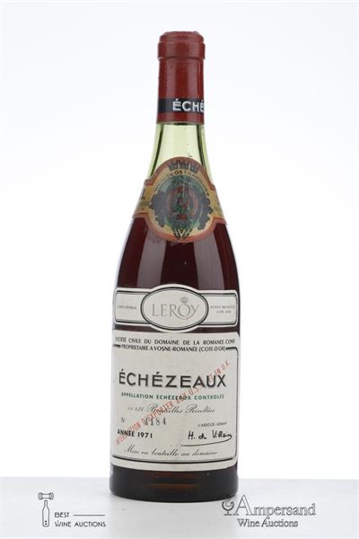 ECHEZEAUX 1971 - Domaine de la Romanee Conti - 1 Bottle