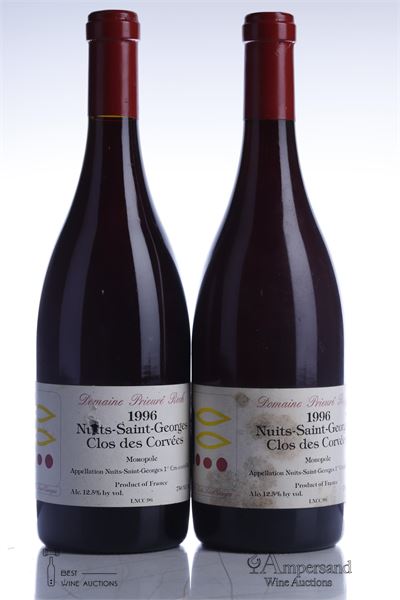 NUITS ST GEORGES CLOS DES CORVEES 1996 - Prieure Roch - 2 Bottles