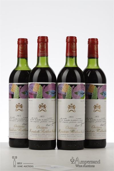 MOUTON ROTHSCHILD 1975 - Mc - 4 Bottles - Owc 12