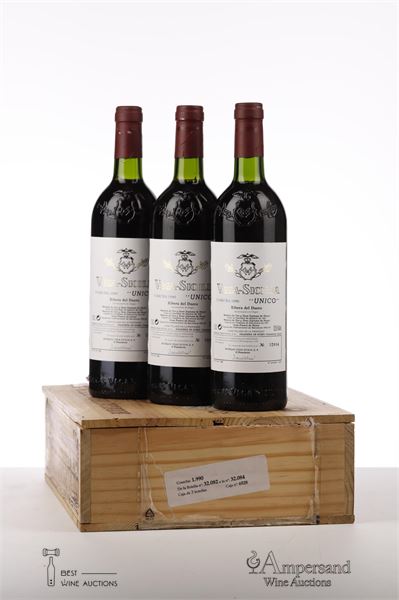 VEGA SICILIA UNICO 1990 - Vega Sicilia - 3 Bottles - Owc 3
