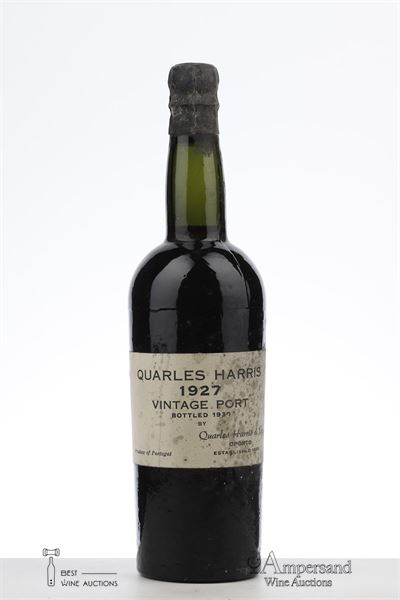 QUARLES HARRIS VINTAGE PORT 1927 - Quarles Harris - Bottled in 1930 - 1 Bottle