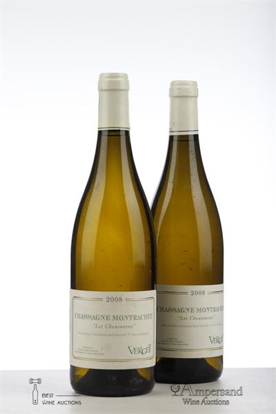 CHASSAGNE MONTRACHET BLANC LES CHENEVOTTES 2008 - Verget - 2 Bottles