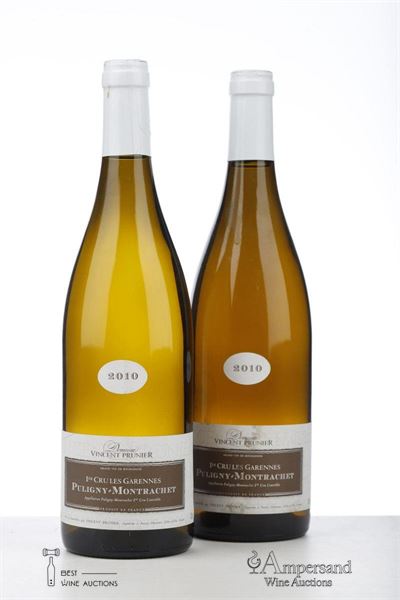 PULIGNY MONTRACHET LES GARENNES 2010 - Vincent Prunier - 2 Bottles