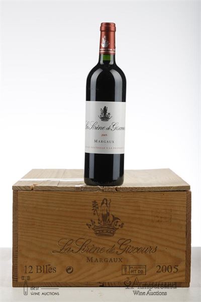 SIRENE DE GISCOURS 2005 - Mc - 12 Bottles - Owc 12