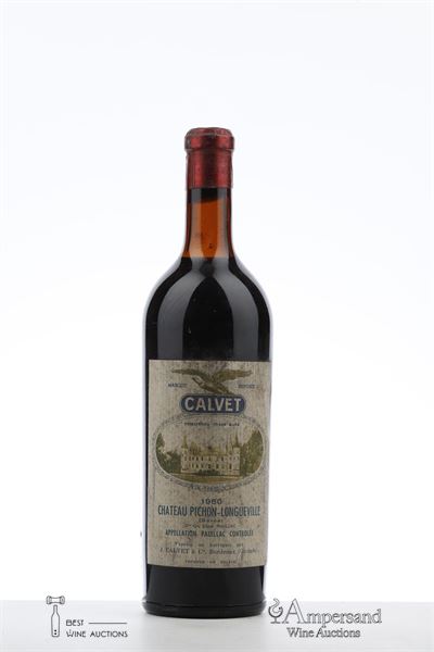 PICHON BARON 1960 - J. Calvet - 1 Bottle