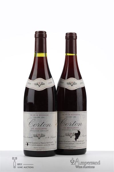 CORTON LES BRESSANDES 1989 - Gaston et Pierre Ravaut - 2 Bottles