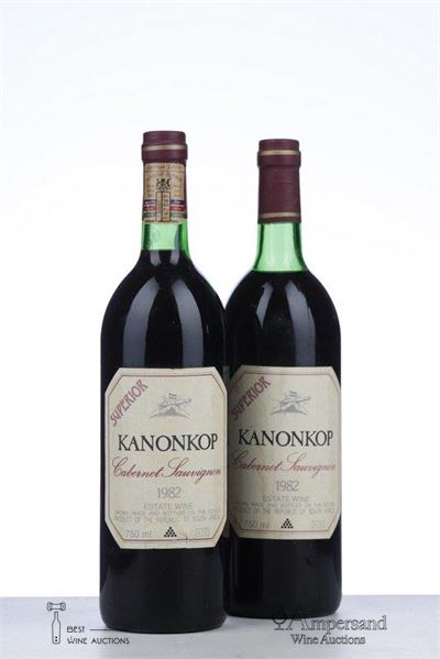 KANONKOP CABERTNET SAUVIGNON SUPERIOR 1982 - Kanonkop - 2 Bottles