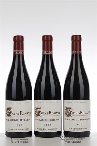 VOSNE ROMANEE LES PETITS MONTS 2019 - Berthaut Gerbet - 3 Bottles
