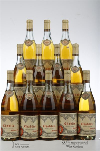 CHABLIS 1ER CRU 1971 - Thorin Chambert - 12 Bottles