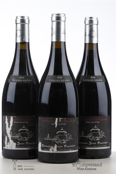 COTES DE NUITS VILLAGES CROIX VIOLETTES VIEILLES VIGNES 2010 - Jean Fournier - 3 Bottles