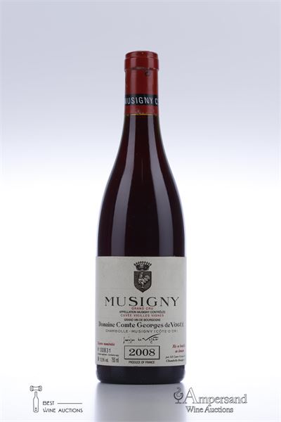 MUSIGNY VIEILLES VIGNES 2008 - Comte de Vogue  - 1 Bottle