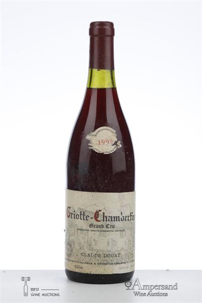 GRIOTTE CHAMBERTIN 1992 - Claude Dugat - 1 Bottle