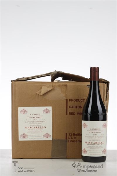 LANGHE NEBBIOLO 2014 - Giuseppe Mascarello - 7 Bottles - Oc 12