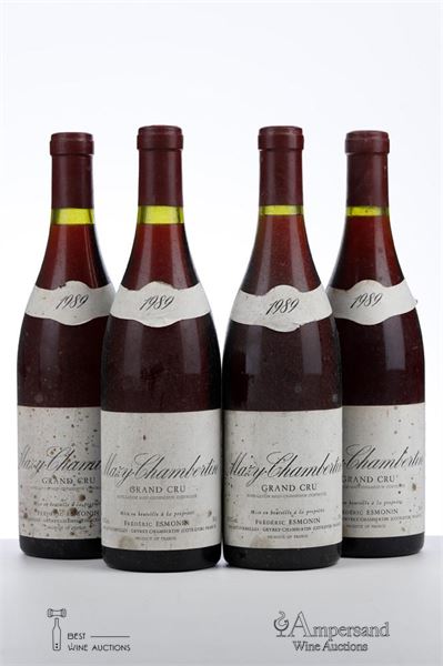 MAZY CHAMBERTIN 1989 - Frederic Esmonin - 4 Bottles