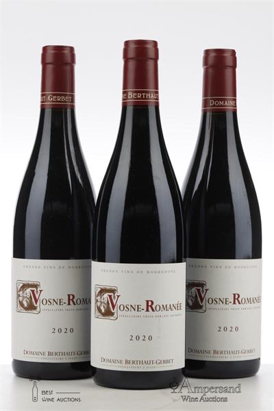 VOSNE ROMANEE 2020 - Berthaut Gerbet - 3 Bottles