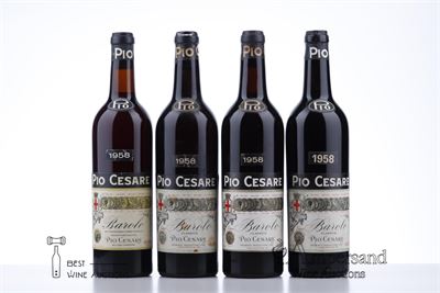 BAROLO 1958 - Pio Cesare - 4 Bottles