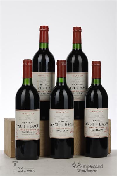 LYNCH BAGES 1986 - Mc - 5 Bottles