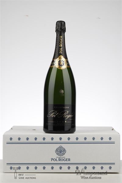 POL ROGER VINTAGE BRUT 2015 - Pol Roger - 3 Magnums - Oc 1