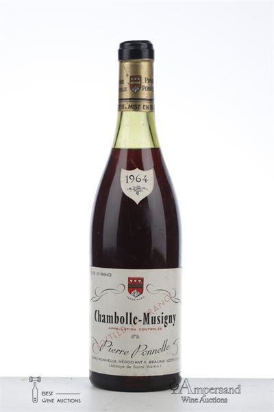 CHAMBOLLE MUSIGNY 1964 - Pierre Ponnelle - 1 Bottle
