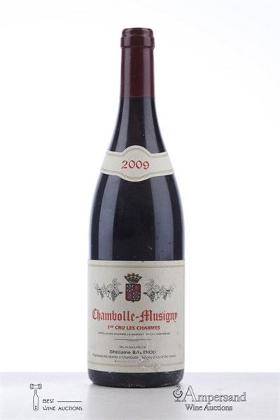 CHAMBOLLE MUSIGNY LES CHARMES 2009 - Ghislaine Barthod - 1 Bottle