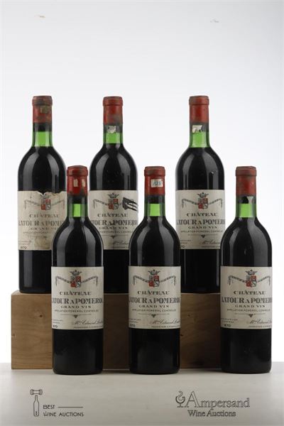 LATOUR A POMEROL 1970 - Mc - 6 Bottles