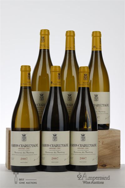 CORTON CHARLEMAGNE 2007 - Bonneau du Martray - 6 Bottles