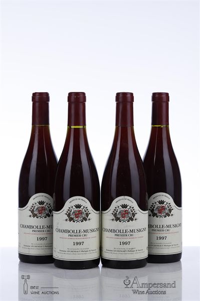 CHAMBOLLE MUSIGNY 1 ER CRU 1997 - Philippe et Vincent Lecheneaut - 4 Bottles