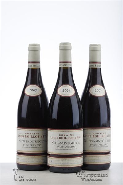 NUITS ST GEORGES PRULIERS 2007 - Louis Boillot - 3 Bottles