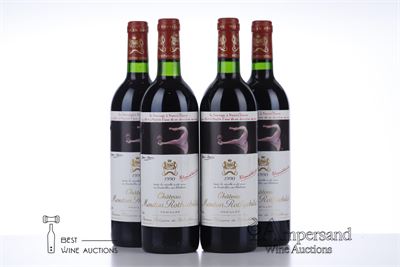 MOUTON ROTHSCHILD 1990 - 4 Bottles