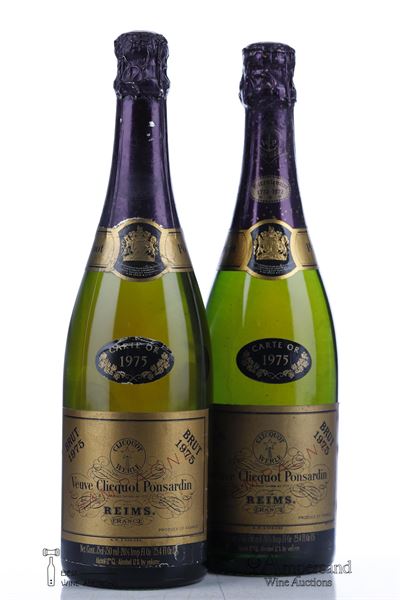 VEUVE CLICQUOT PONSARDIN CARTE D'OR 1975 - Veuve Clicquot - 2 Bottles