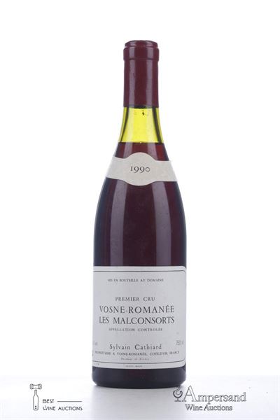 VOSNE ROMANEE LES MALCONSORTS 1990 - Sylvain Cathiard - 1 Bottle
