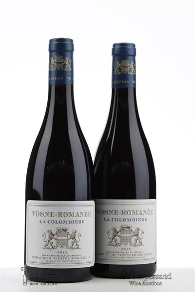 VOSNE ROMANEE LA COLOMBIERE 2015 - Comte Liger Belair - 2 Bottles