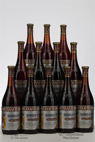 BAROLO VIGNA LAZZARITO 1971 - Fontanafredda - 12 Bottles