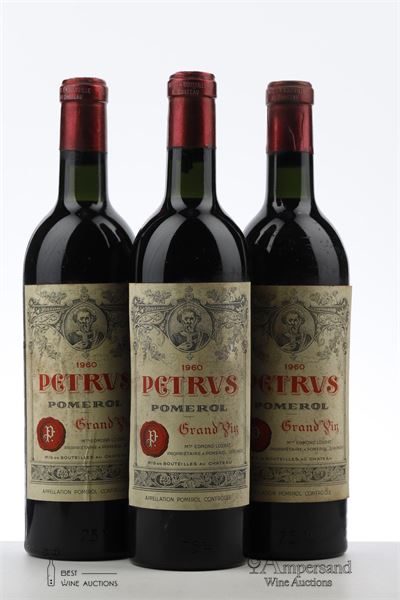 PETRUS 1960 - Mc - 3 Bottles
