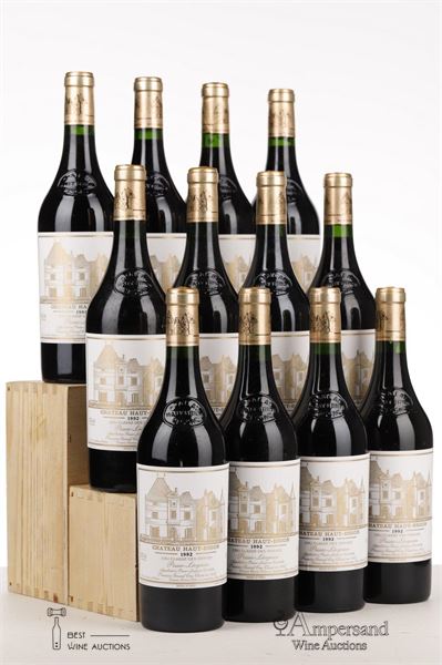 HAUT BRION 1992 - Mc - 12 Bottles - Owc 12
