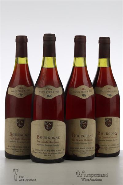1985 BOURGOGNE LES GRANDS CHARMEAUX - Roux - 4 Bottles