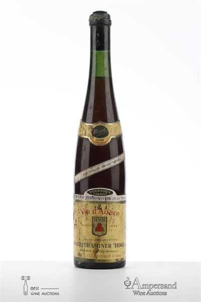 GEWURZTRAMINER VENDANGE TARDIVE SELECTION GRAIN NOBLES 1934 - Hugel - 1 Bottle