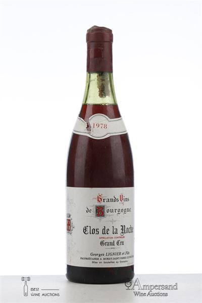 CLOS DE LA ROCHE 1978 - Georges Lignier - 1 Bottle