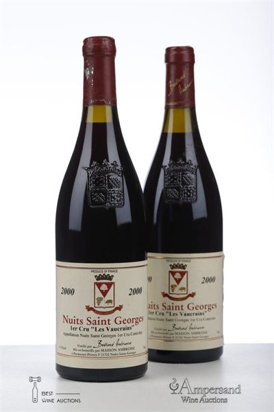 NUITS ST GEORGES LES VAUCRAINS 2000 - Bertrand Ambroise - 2 Bottles