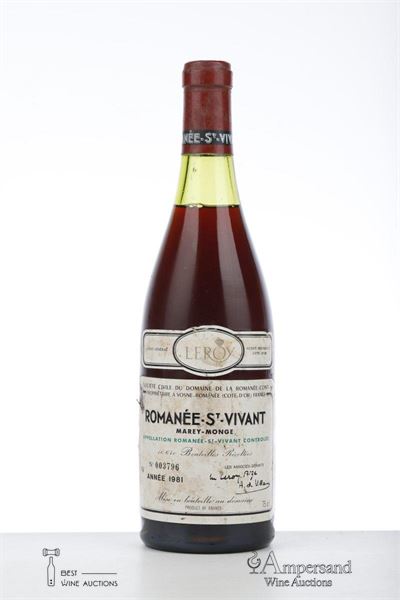 ROMANEE ST VIVANT 1981 - Domaine de la Romanee Conti - 1 Bottle